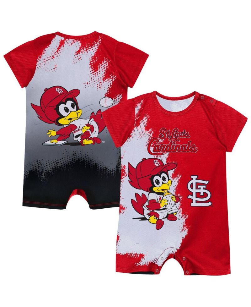 Baby Boys and Girls Red St. Louis Cardinals Baby Mascot Bodysuit