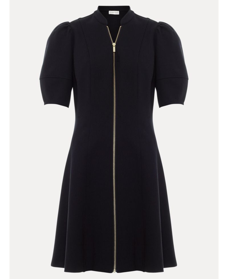 Women's Alima Puff-Sleeve A-Line Dress