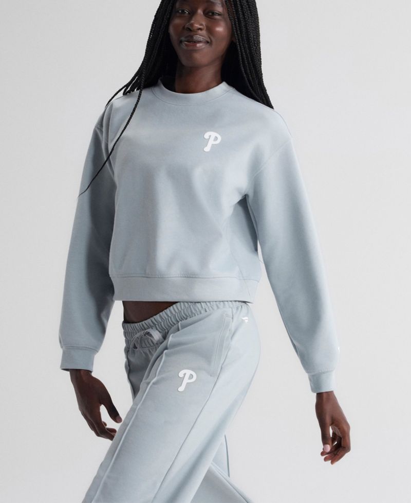 Women's Gray Philadelphia Phillies Clutch Tri-Blend Pants