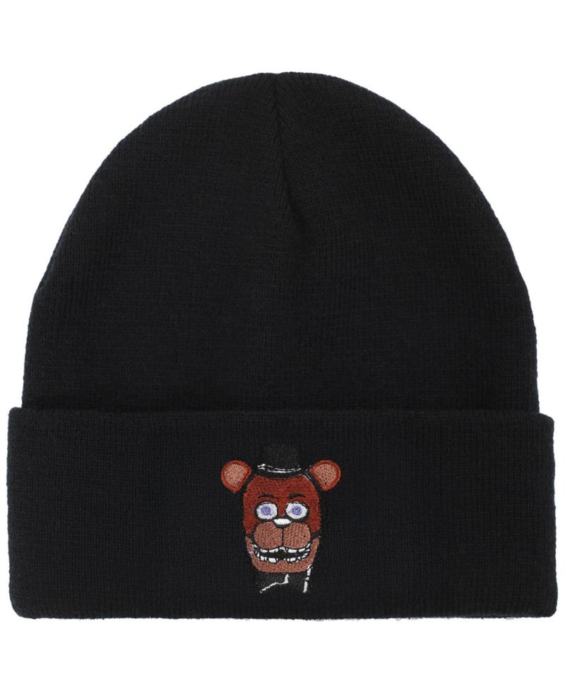 Men's Freddy Embroidery On Acrylic Knit Standard Cuff Beanie