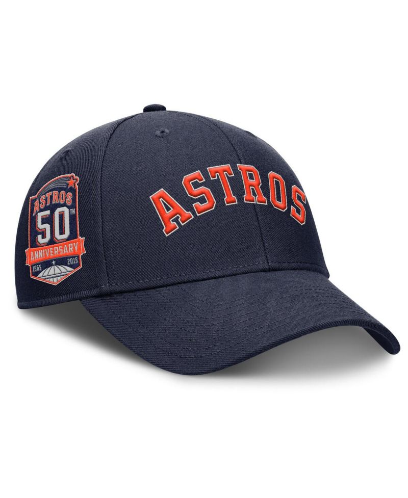 Men's Navy Houston Astros Rise Gaberdine Adjustable Hat