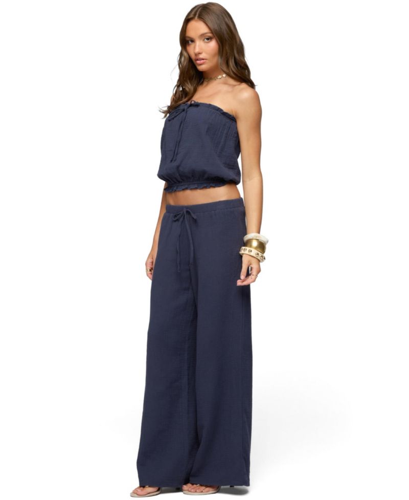 Women's Viktoria Wide Leg Gauze Pants