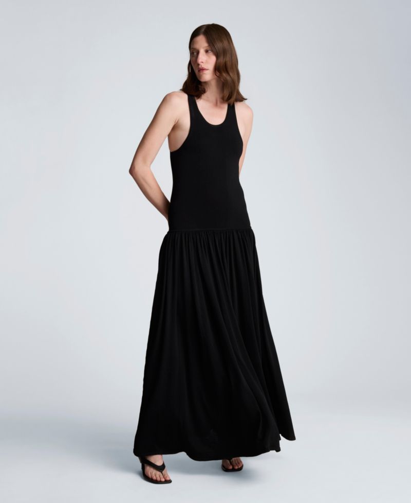 Women's Drop Waist Sweater Dress
