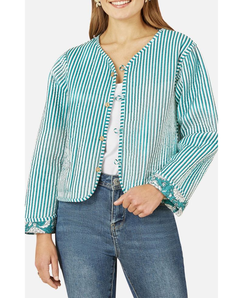 Women's Floral Patchwork Reversible Jacket