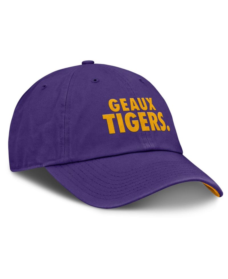 Men's and Women's Purple LSU Tigers Primetime Chant Club Adjustable Hat