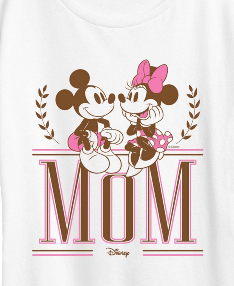 Plus Size Disney Mom Prep Collegiate Short-Sleeve Graphic T-Shirt