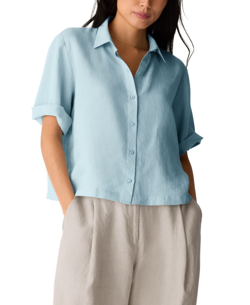 Women's & Plus Size Classic Collar Shirt
