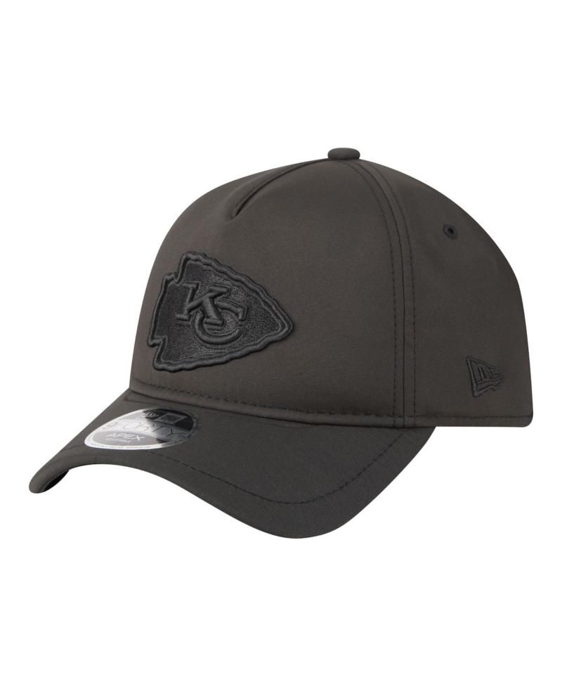 Men's Black Kansas City Chiefs Apex 9FORTY Adjustable Hat