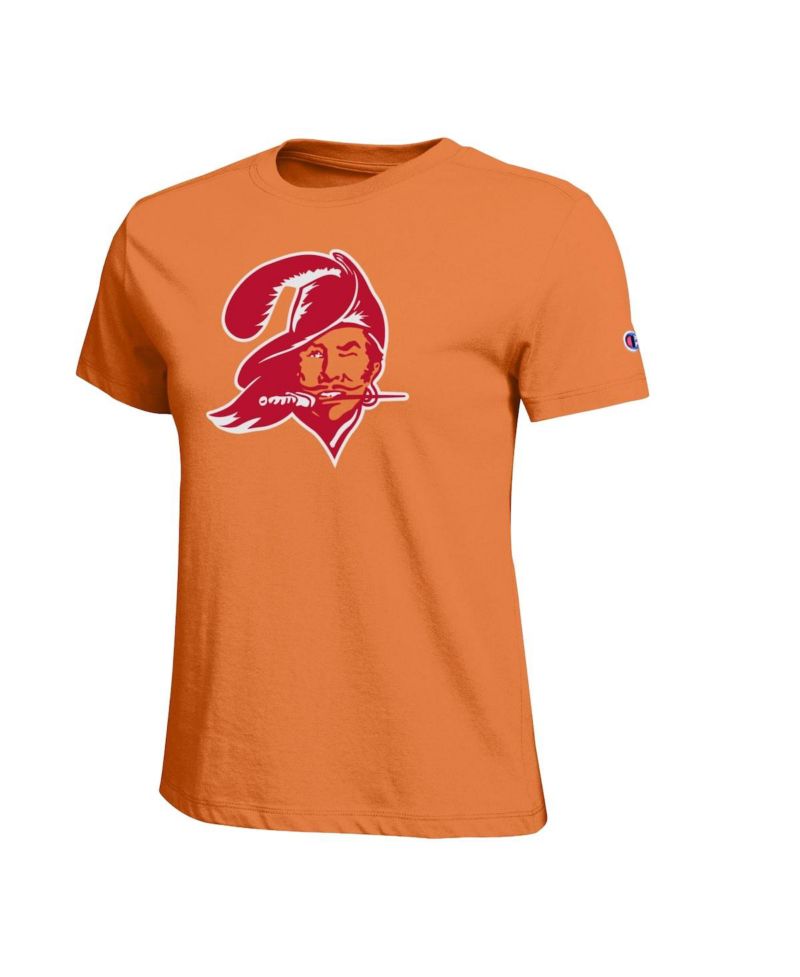Women's Orange Tampa Bay Buccaneers Logo T-Shirt