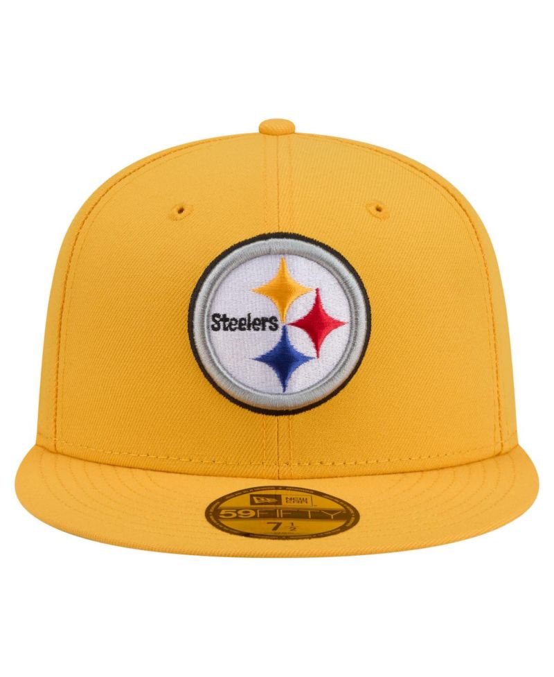 Men's Gold Pittsburgh Steelers 59FIFTY Fitted Hat