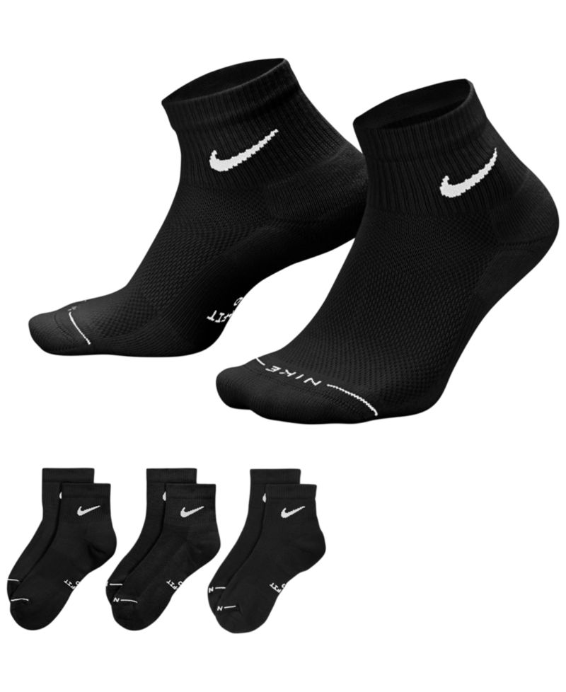 Unisex Everyday Elevated Ankle Socks, 3-Pack