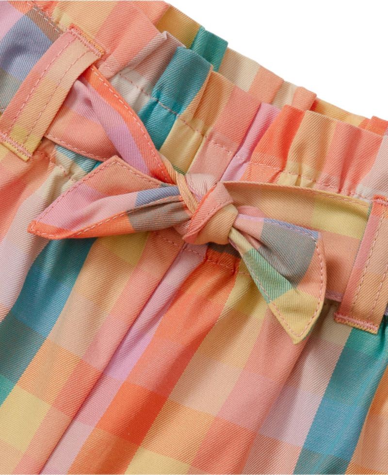 Girls Belted Woven Pull On Shorts