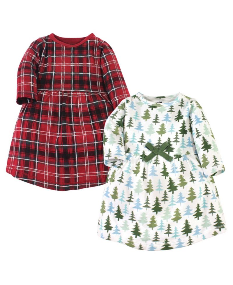 Baby Girls Hudson Two-Piece Set of Long-Sleeve Dresses