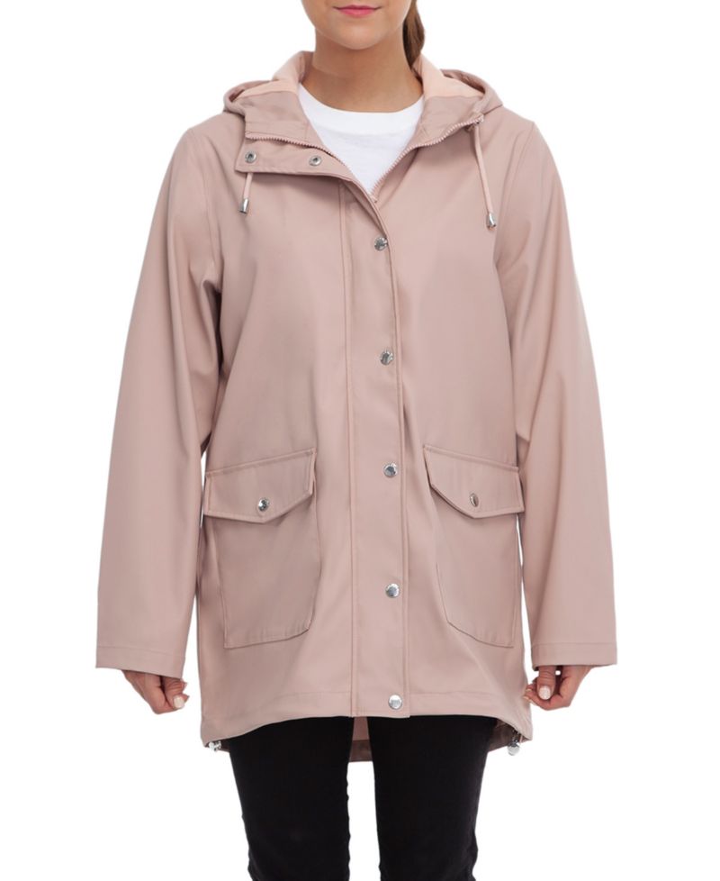 Women's Waterproof Rain Coat Rubberized Jacket