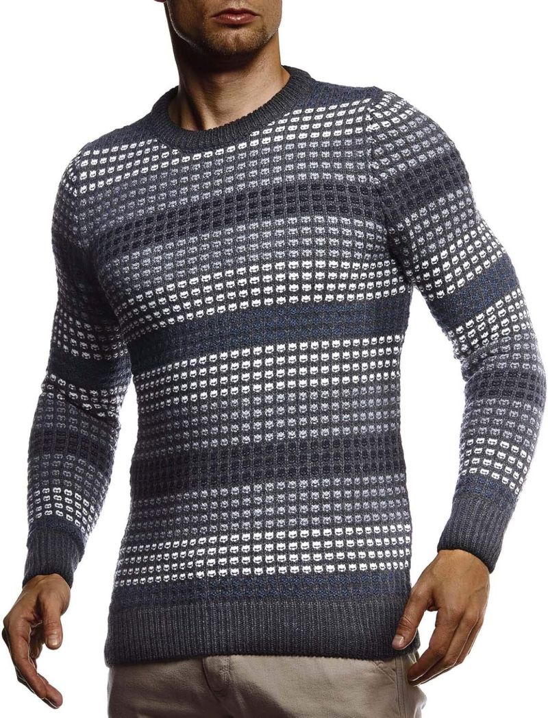 Men's Stylish Sweater Longsleeve Pullover Sweatshirt Hoodie For Men Slim Fit