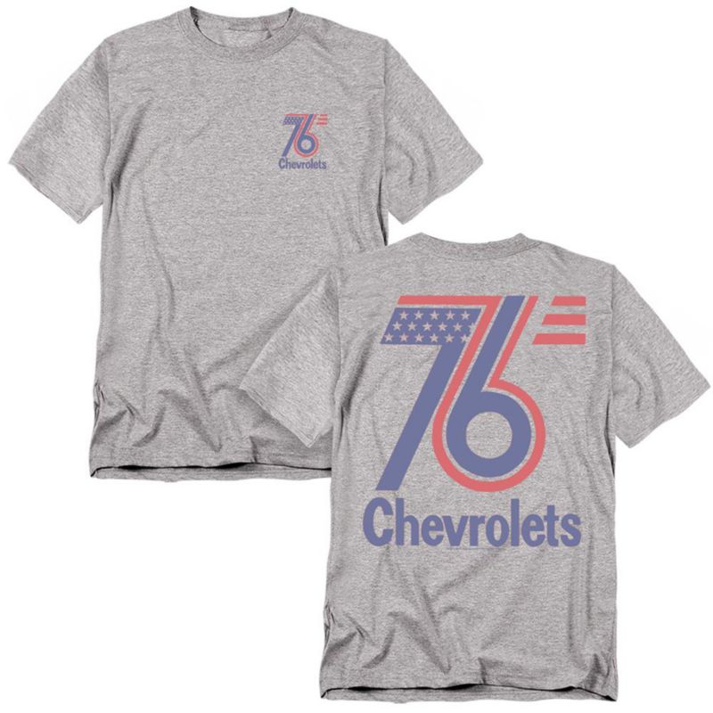 Men's Chevrolet 76 Logo Front Back T-Shirt