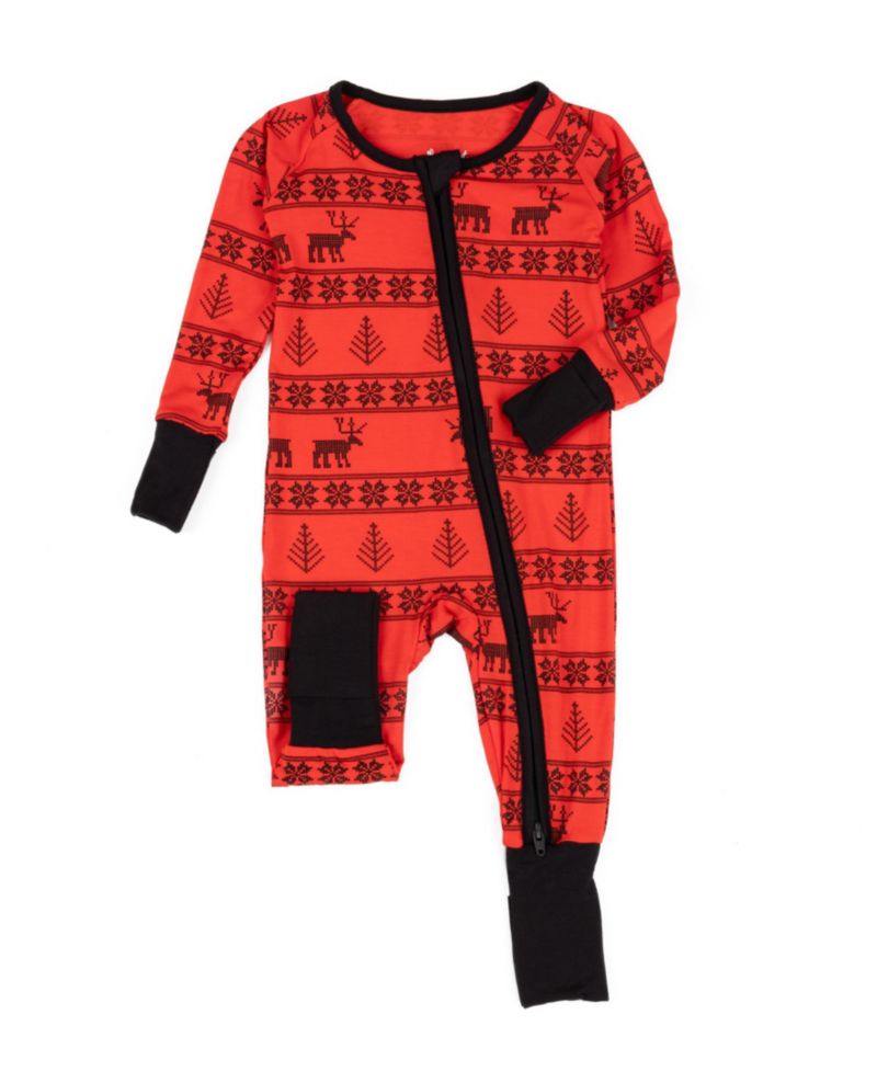 Toddler One Piece Viscose from Bamboo Holiday Pajamas
