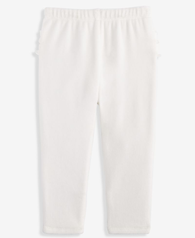 Baby Girls' Mix and Match Velour Ruffle-Back Leggings