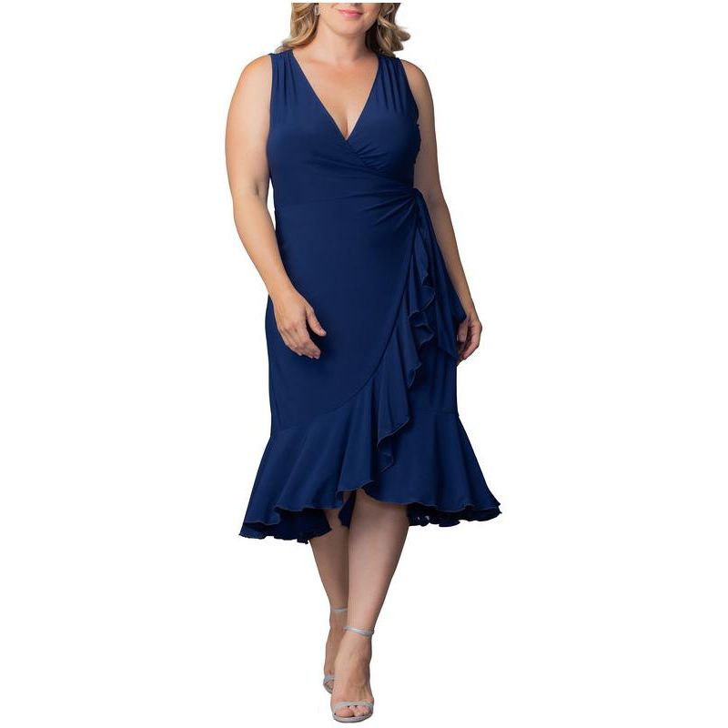 Plus Size Laguna Sleeveless Wrap Women's Dress