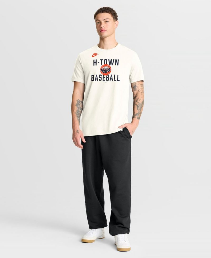Men's Cream Houston Astros Cooperstown Collection ‘70s-Inspired T-Shirt
