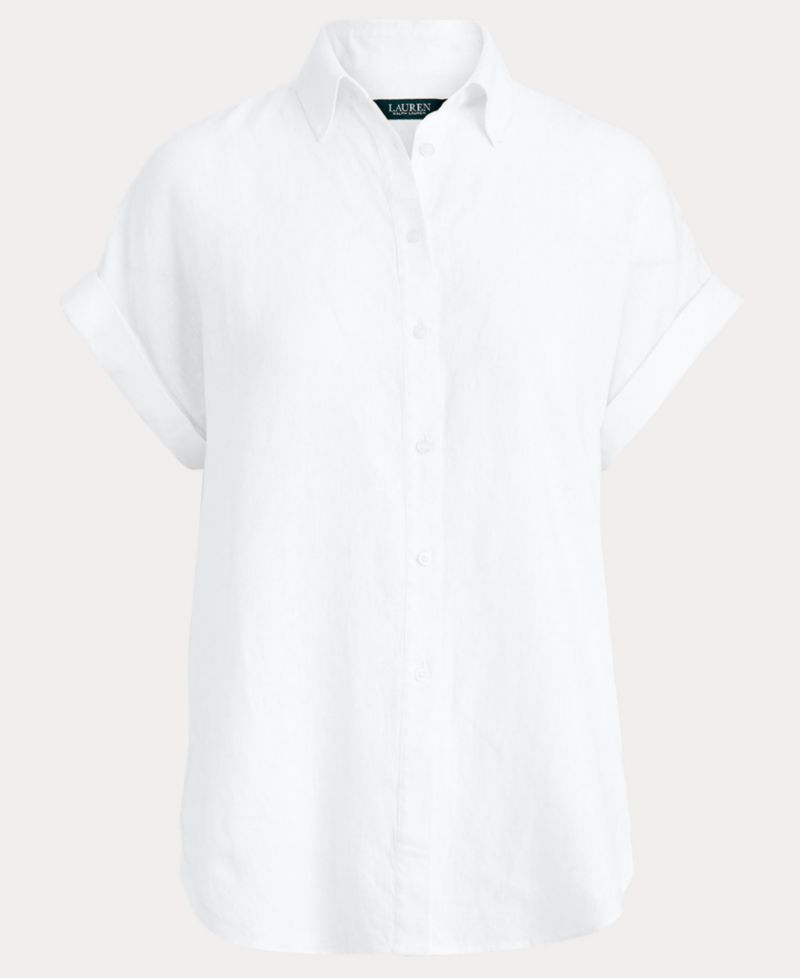 Dolman-Sleeve 100% Linen Shirt