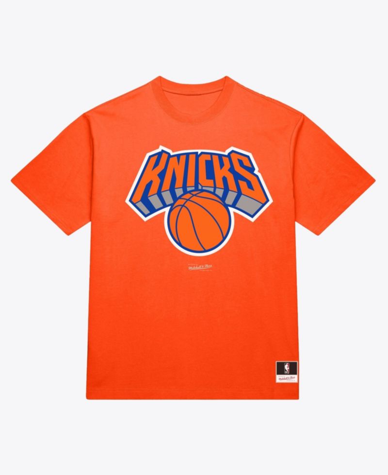 Men's Orange New York Knicks Basic T-Shirt