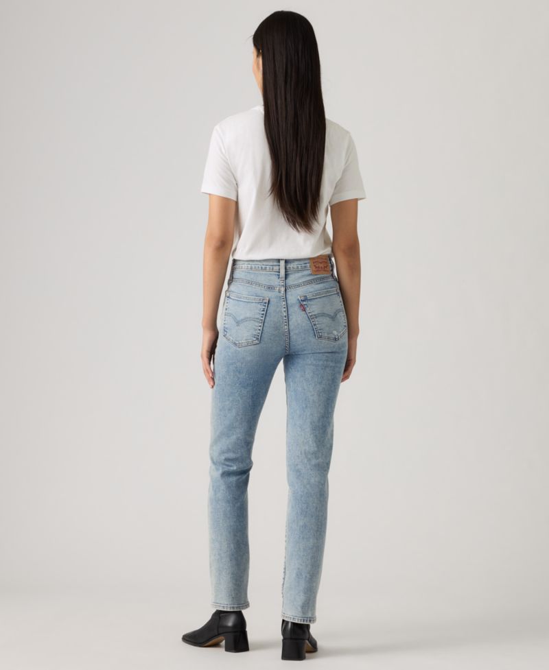 Trendy Plus Size 724 High-Rise Straight-Leg Jeans