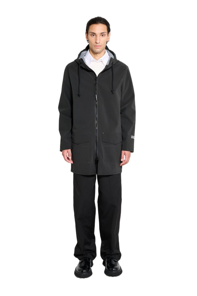 Men's Stockholm Patch Matte Raincoat