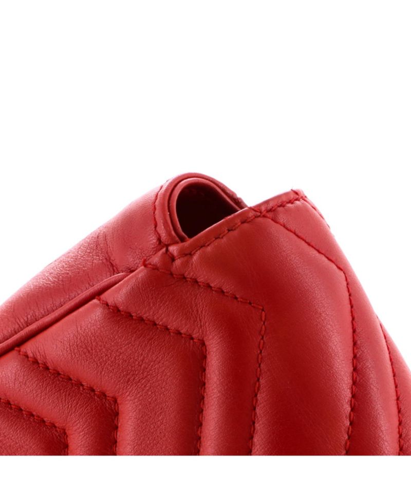 Super Mini GG Marmont Flap Bag Matelasse Leather