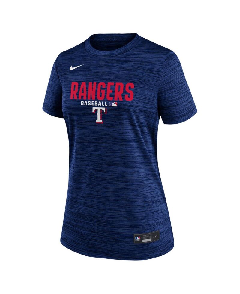 Women's Royal Texas Rangers Authentic Collection Velocity Dri-FIT T-Shirt