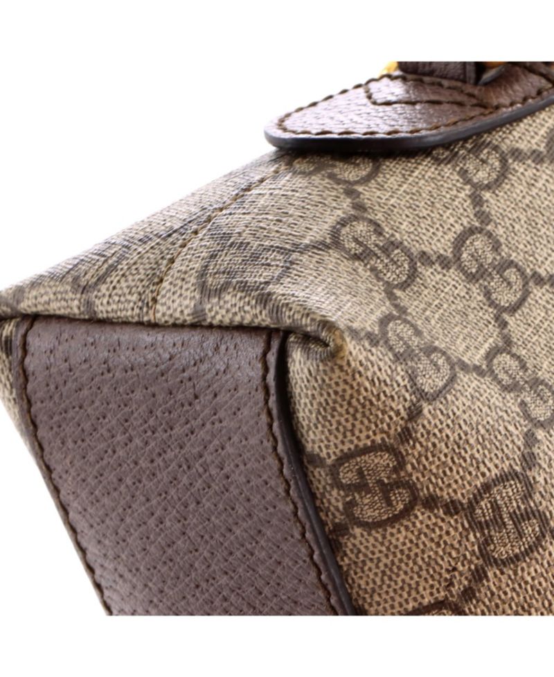 Small Ophidia Dome Shoulder Bag GG Coated Canvas