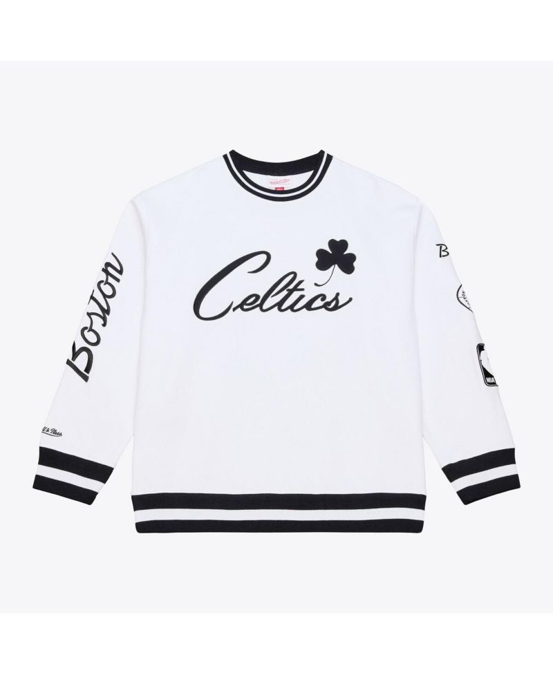 Men's White Boston Celtics Arctic Fleece Sweatshirt
