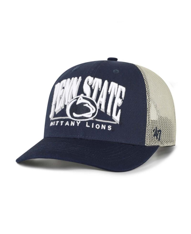 Men's Navy Penn State Nittany Lions Arid Adjustable Trucker Hat