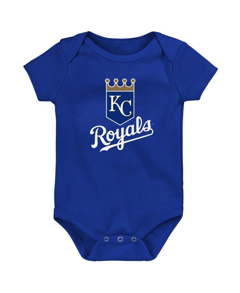 Newborn and Infant Boys and Girls Royal Kansas City Royals Primary Team Logo Bodysuit