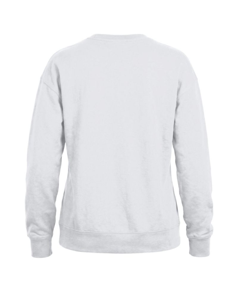 Women's White Virginia Cavaliers Teddy Bear Fleece Sweatshirt