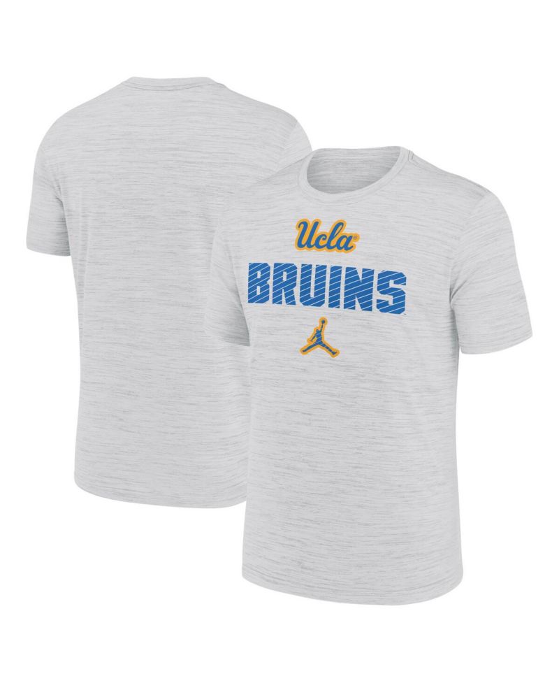 Men's White UCLA Bruins Campus Slant Velocity Performance T-Shirt