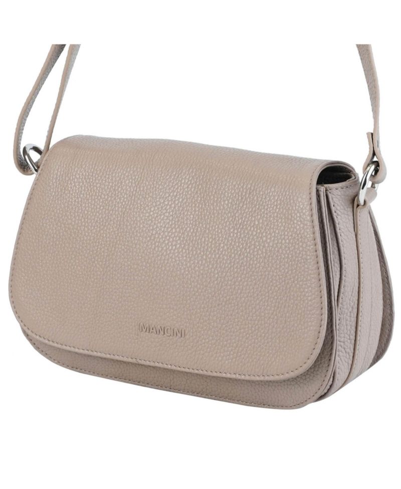 Pebbled Isabella Leather Crossbody Handbag