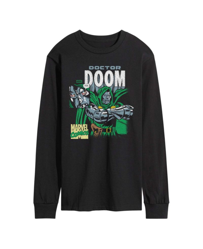 Men's Fantastic Four Marvel Comics Dr. Doom Long-Sleeve Graphic T-Shirt