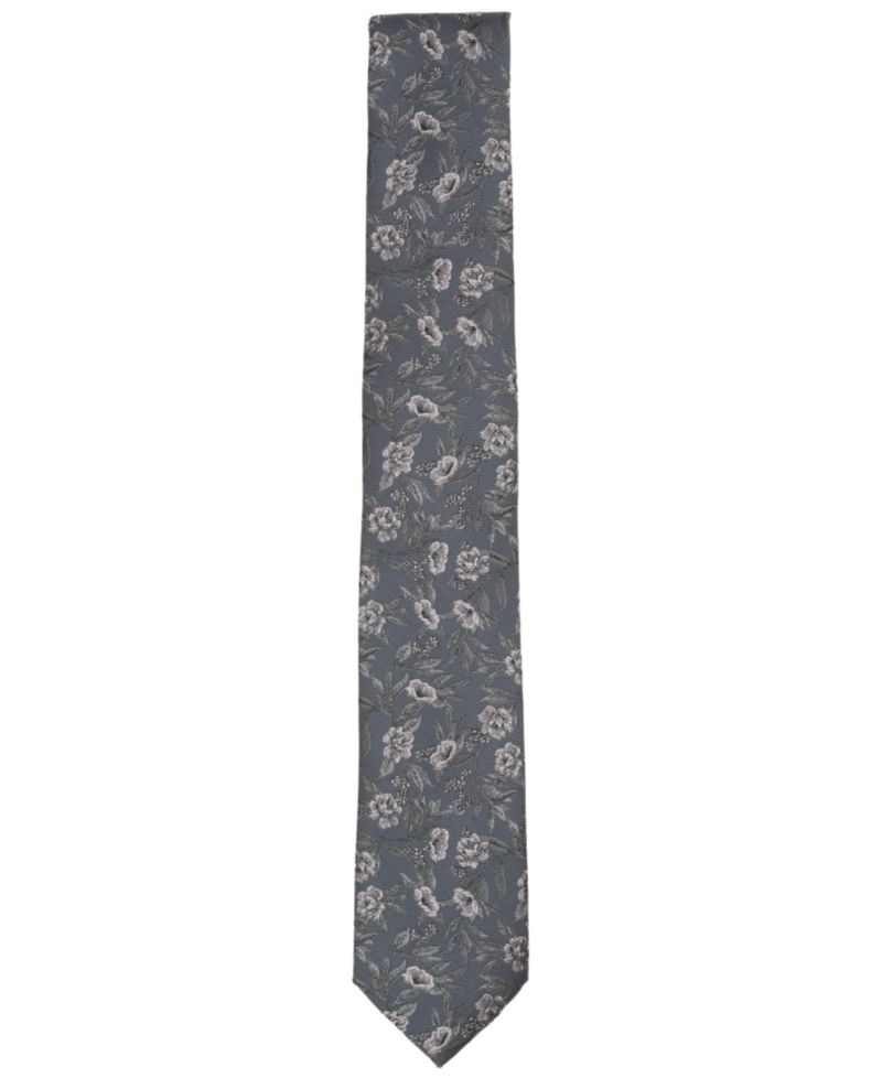 Men's Floral Pattern Tie