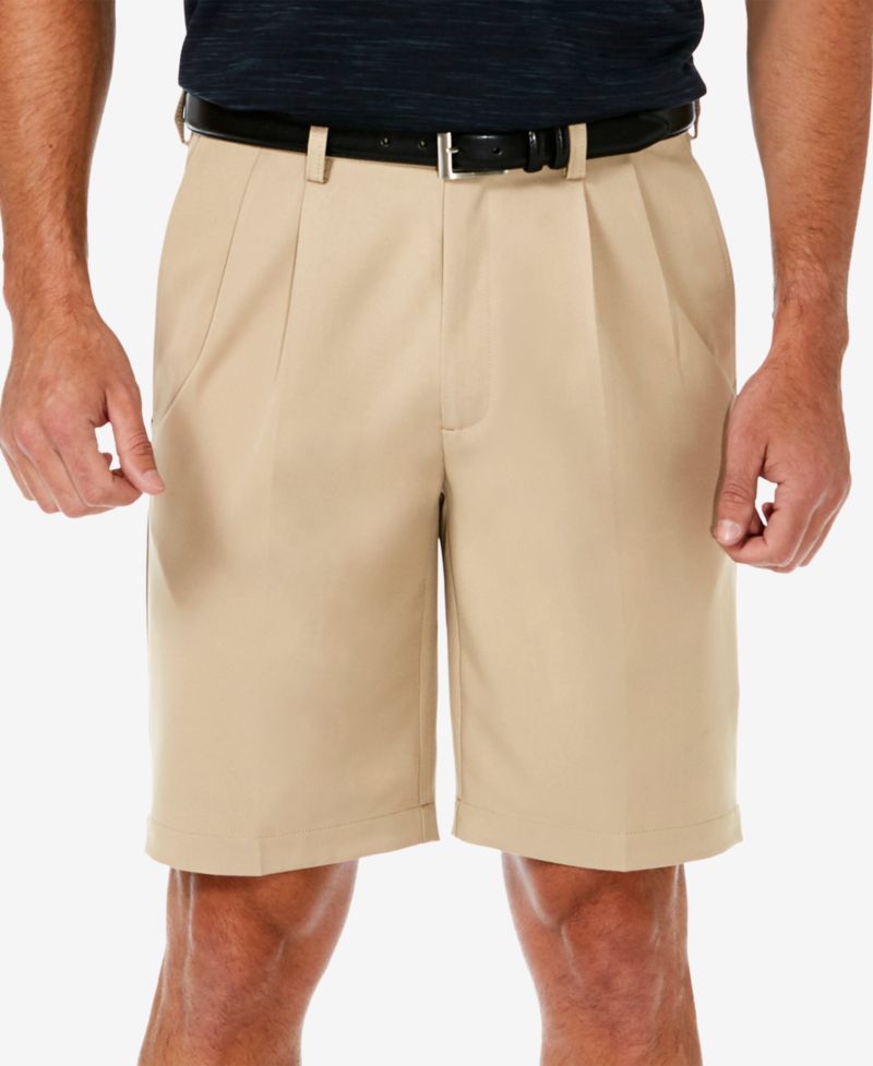 Men's Cool 18 PRO® Classic-Fit Stretch Pleated 9.5" Shorts