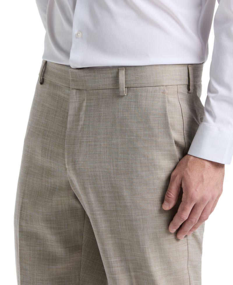 Men's Modern-Fit Sharkskin Dress Pants