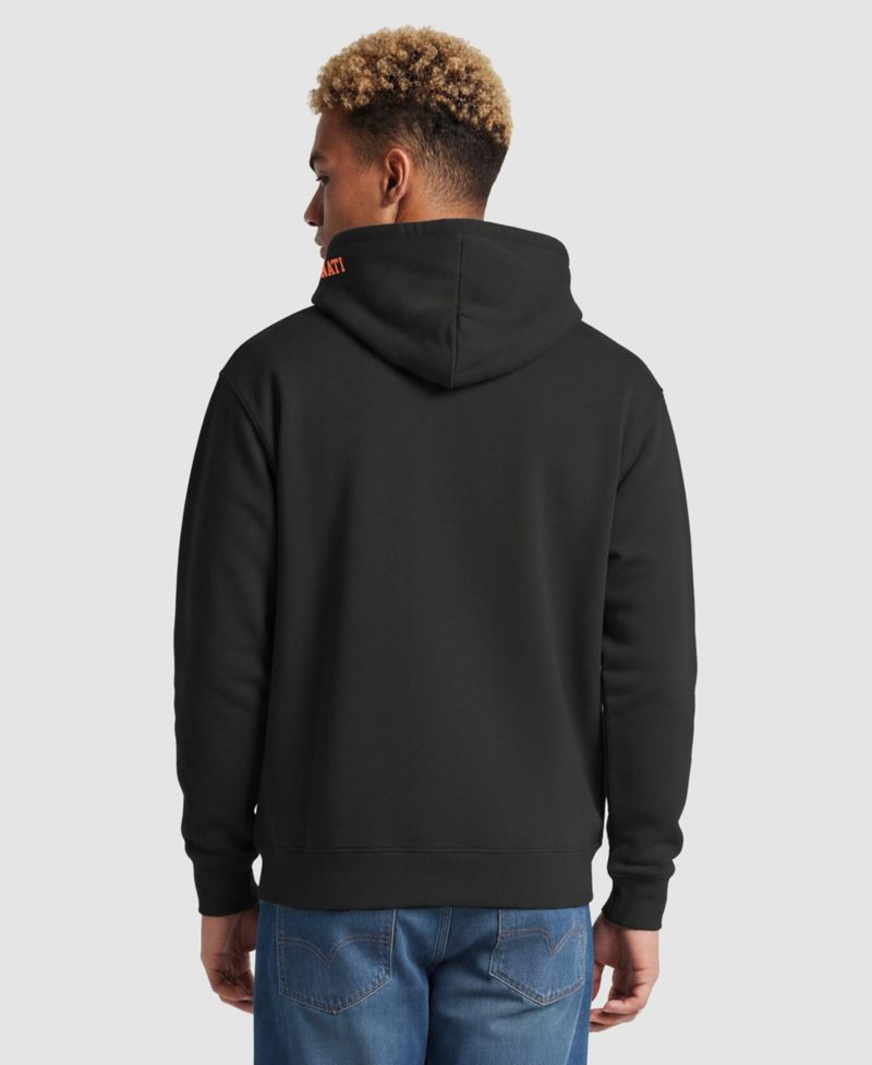 Men's Black/Orange Cincinnati Bengals Contrast Hoodie