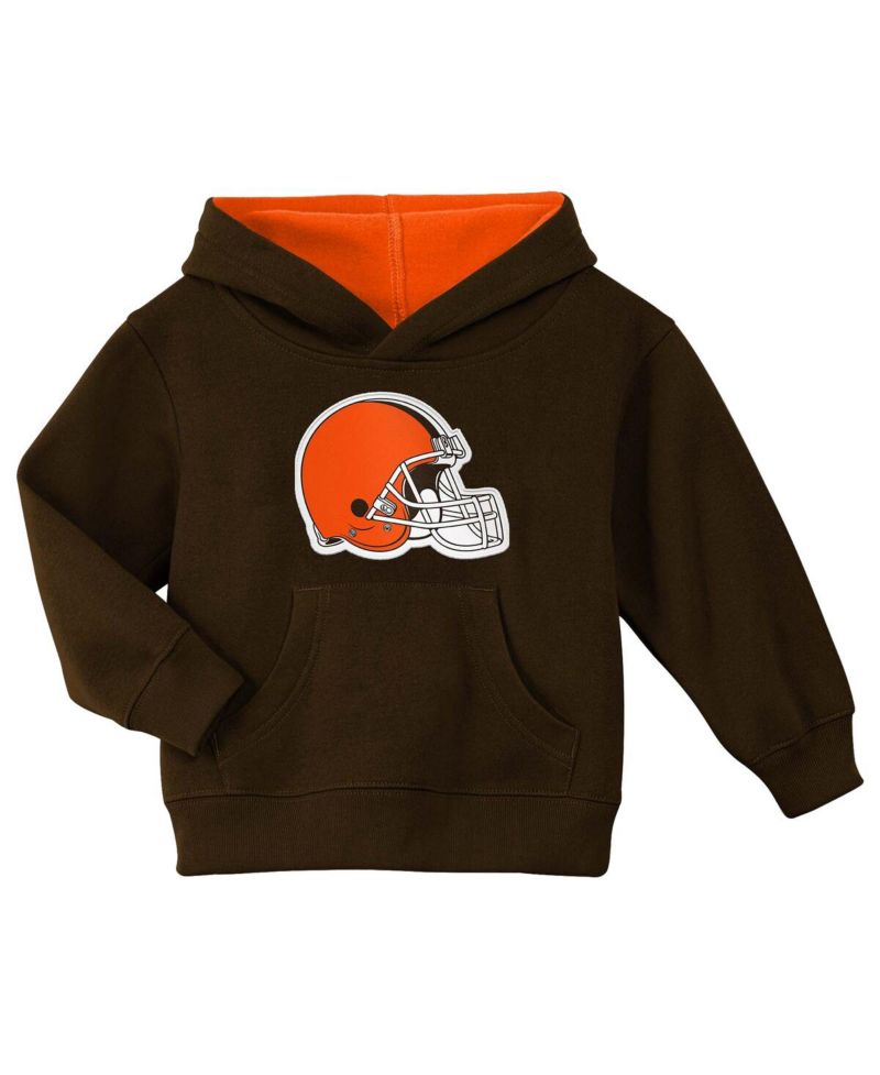 Toddler Brown Cleveland Browns Prime Pullover Hoodie