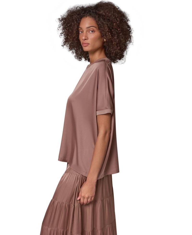 Women's Crewneck Boxy Blouse