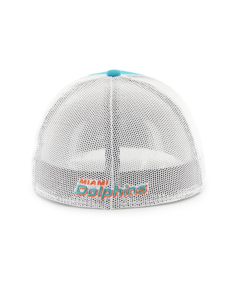 Men's Aqua/White Miami Dolphins Thrash Trophy Flex Hat