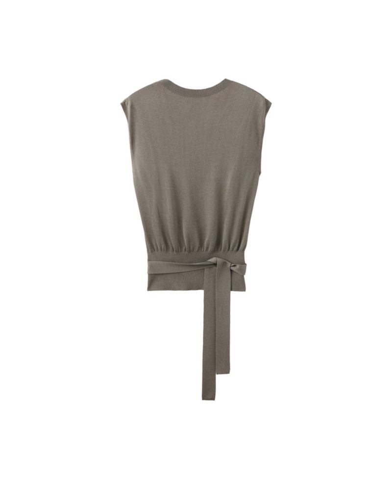 Women's Belted Knit Vest