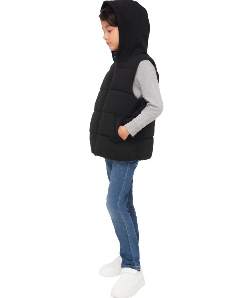 RokkaandRolla Boys' Everett Hooded Puffer Vest, Size 4-18