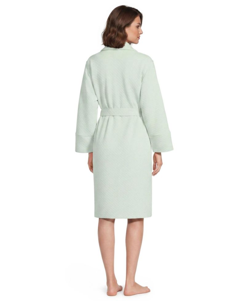 Women's Quilted Knee Length Robe