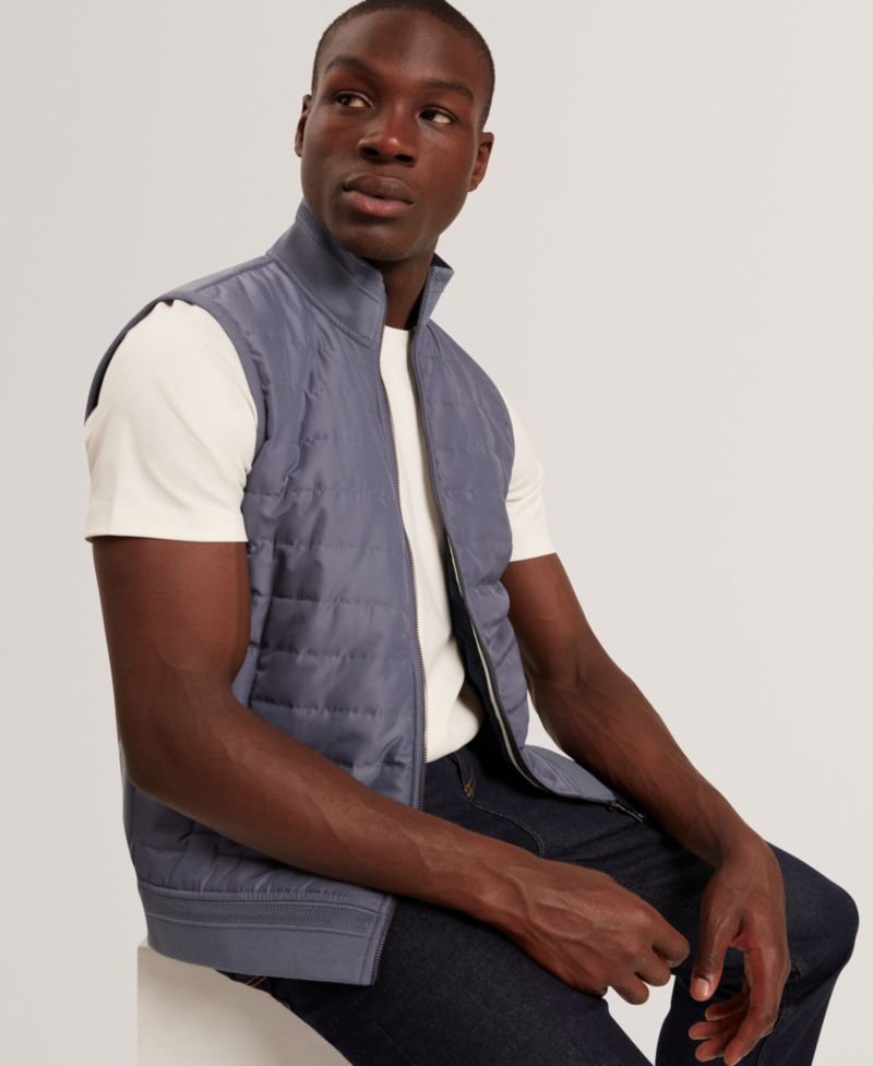 Men's Regular-Fit Quilted Sleeveless Vest
