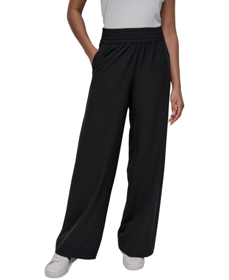 Women's Hudson Stretch Wide-Leg Pull-On Pants